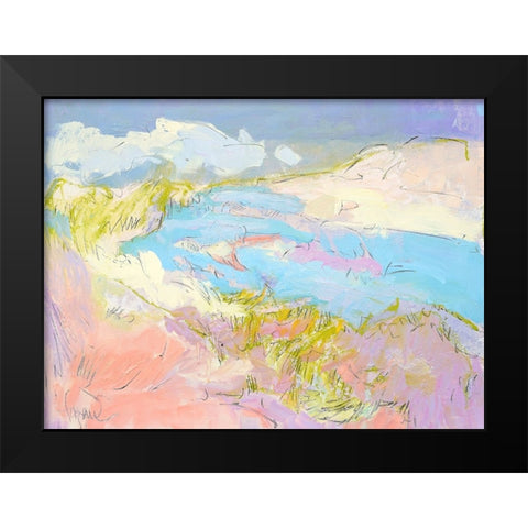 Got a Hold on Me Black Modern Wood Framed Art Print by Fagan, Dorothy