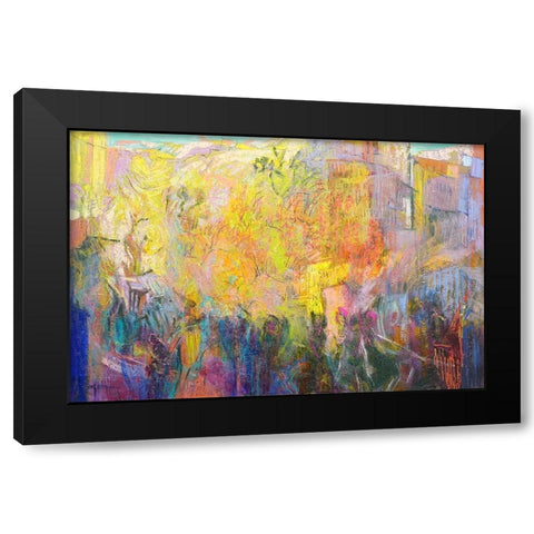 Incantanta Black Modern Wood Framed Art Print by Fagan, Dorothy