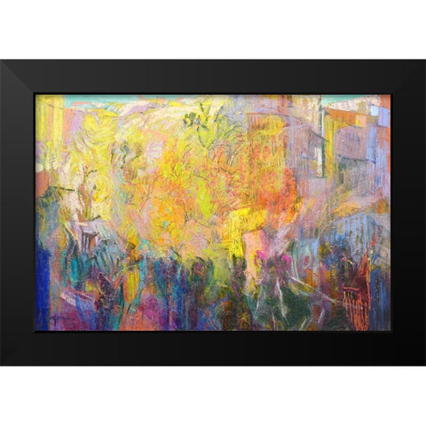 Incantanta Black Modern Wood Framed Art Print by Fagan, Dorothy