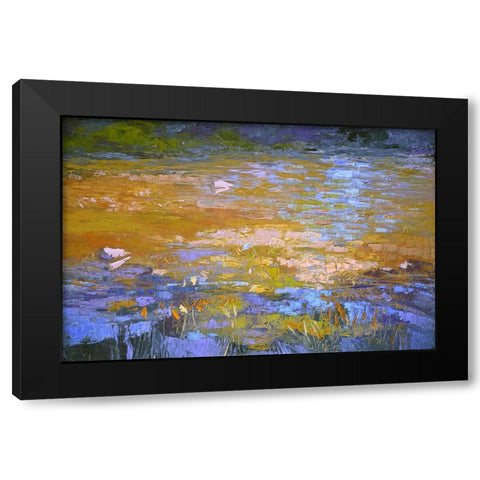 Indian Summer Black Modern Wood Framed Art Print by Fagan, Dorothy