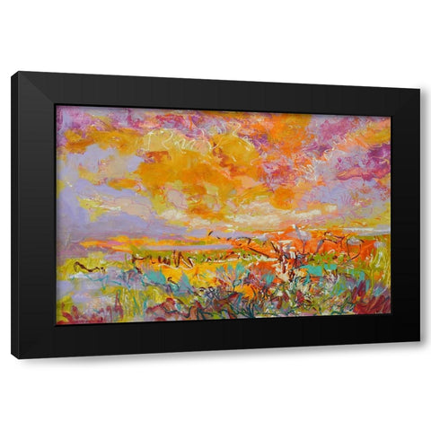 Radiance Remembered Black Modern Wood Framed Art Print by Fagan, Dorothy