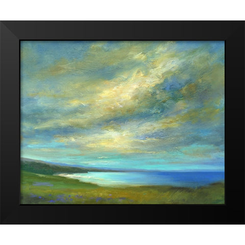 Coastal Views I Black Modern Wood Framed Art Print by Finch, Sheila