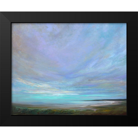 Coastal Views III Black Modern Wood Framed Art Print by Finch, Sheila