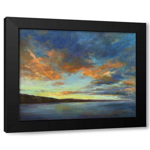 Coastal Views IV Black Modern Wood Framed Art Print with Double Matting by Finch, Sheila