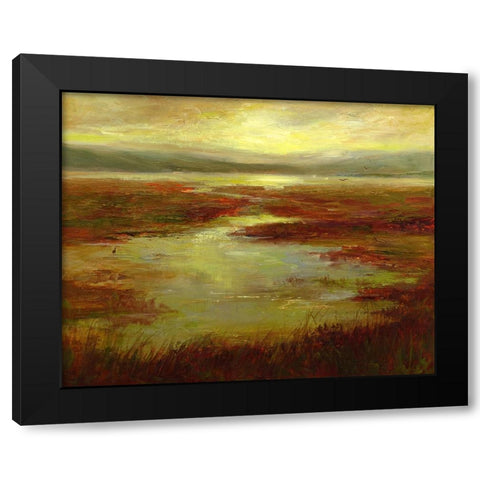 Coastal Views V Black Modern Wood Framed Art Print with Double Matting by Finch, Sheila