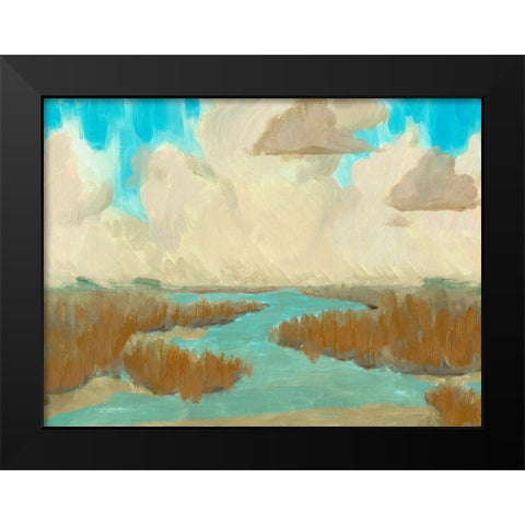 Fripp Island Water I Black Modern Wood Framed Art Print by Green, Jacob