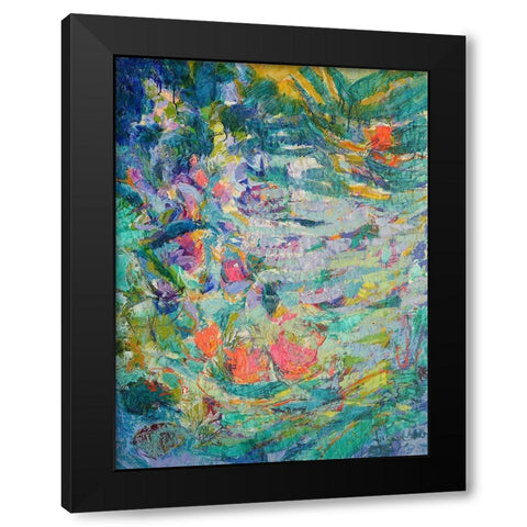 Stir Mine Heart Black Modern Wood Framed Art Print with Double Matting by Fagan, Dorothy