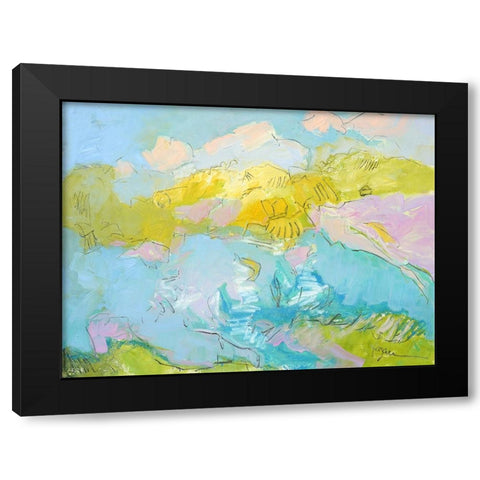Learning to Fly Black Modern Wood Framed Art Print by Fagan, Dorothy