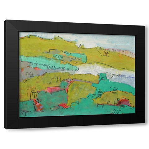Carry No Secrets Black Modern Wood Framed Art Print by Fagan, Dorothy