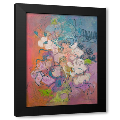 Archipelago Black Modern Wood Framed Art Print by Fagan, Dorothy