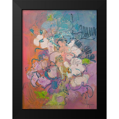 Archipelago Black Modern Wood Framed Art Print by Fagan, Dorothy