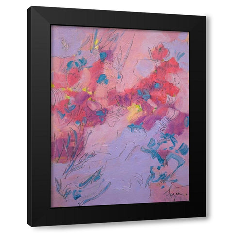 Wish You Well Black Modern Wood Framed Art Print with Double Matting by Fagan, Dorothy