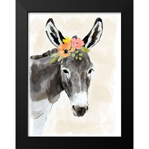 Pasture Pals II Black Modern Wood Framed Art Print by Barnes, Victoria