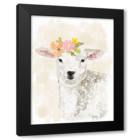 Pasture Pals III Black Modern Wood Framed Art Print by Barnes, Victoria