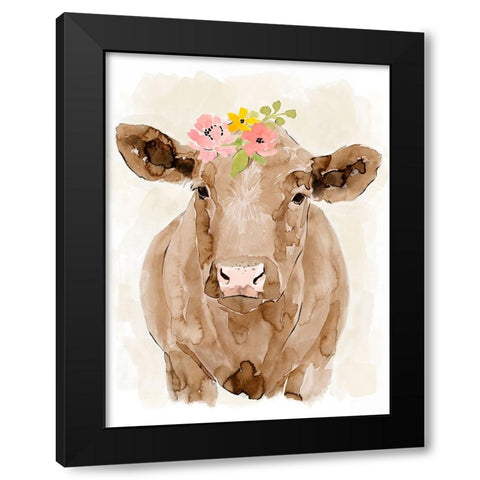 Pasture Pals IV Black Modern Wood Framed Art Print with Double Matting by Barnes, Victoria