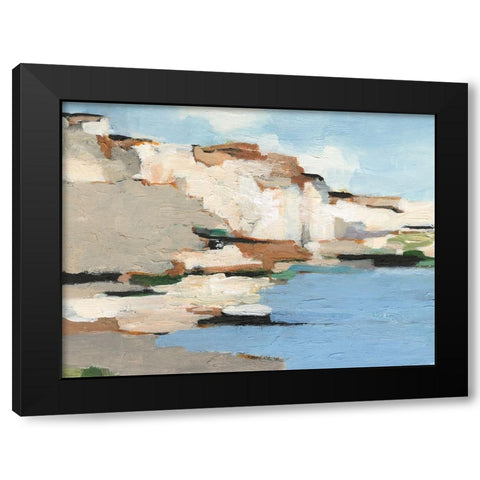 White Rock Cliffs I Black Modern Wood Framed Art Print with Double Matting by Harper, Ethan