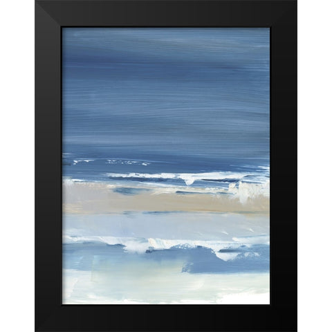 Coastal Colors II Black Modern Wood Framed Art Print by Harper, Ethan