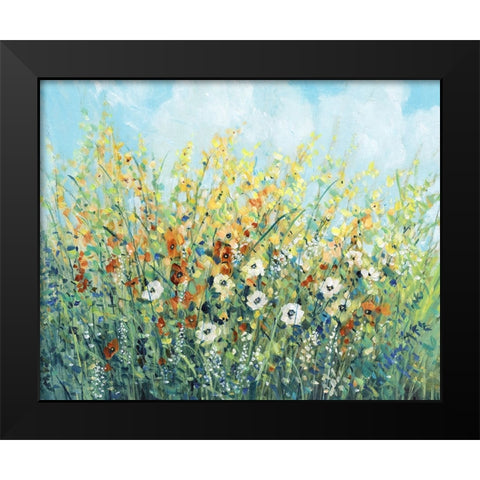 Summer Flowering I Black Modern Wood Framed Art Print by OToole, Tim