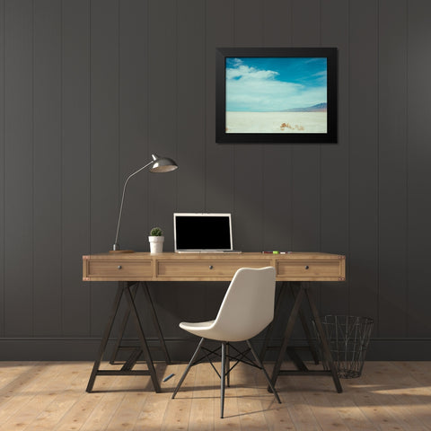 Salt Flat Walk I Black Modern Wood Framed Art Print by Quintero, Sonja