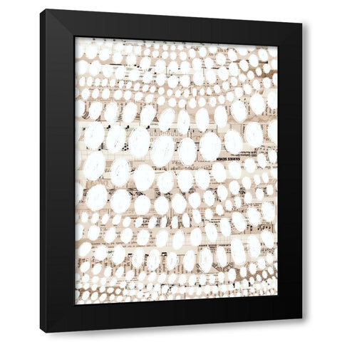 Vintage Pattern III Black Modern Wood Framed Art Print by Galapon, Nikki