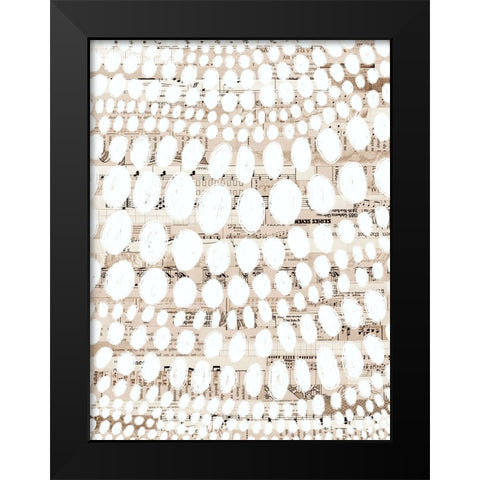 Vintage Pattern III Black Modern Wood Framed Art Print by Galapon, Nikki