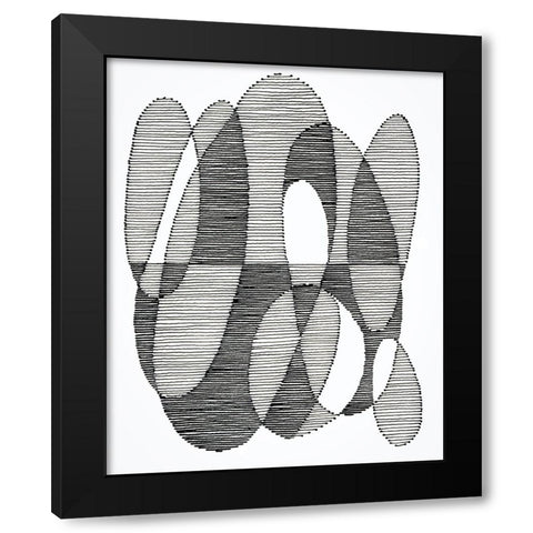 Opposite Day I Black Modern Wood Framed Art Print by Galapon, Nikki