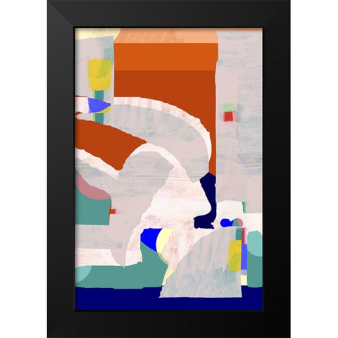 Lucca in Color I Black Modern Wood Framed Art Print by Cartissi
