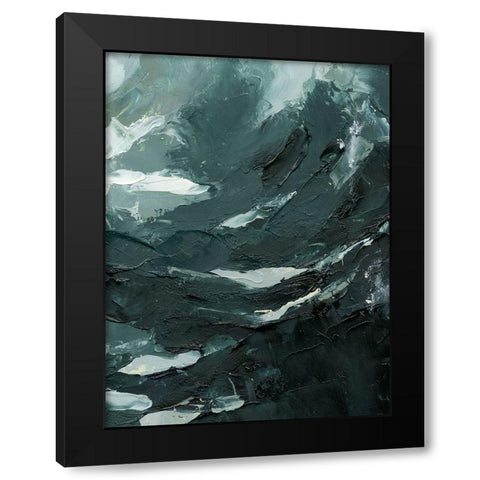 Lost in the Sea II Black Modern Wood Framed Art Print by Caroline, Emma