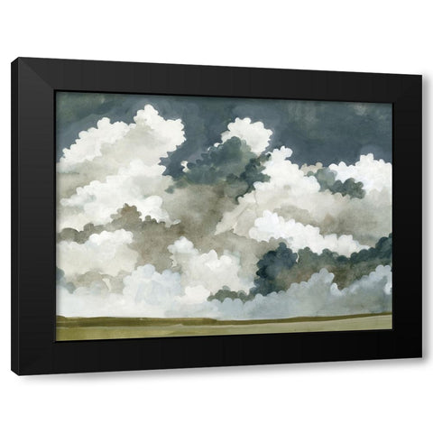 Vast Neutral Sky III Black Modern Wood Framed Art Print with Double Matting by Caroline, Emma