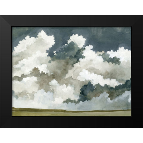 Vast Neutral Sky III Black Modern Wood Framed Art Print by Caroline, Emma