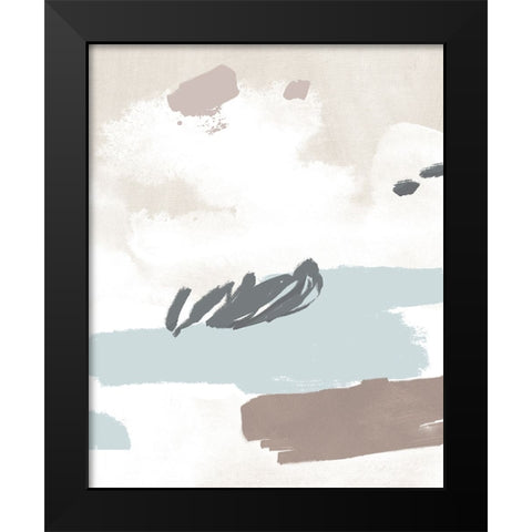 Neutral Wash II Black Modern Wood Framed Art Print by Green, Jacob
