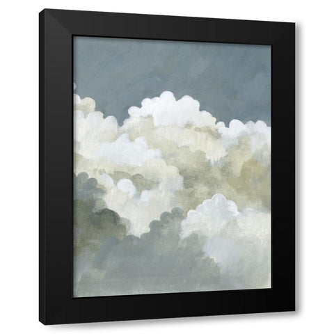 Big Clouds II Black Modern Wood Framed Art Print by Caroline, Emma