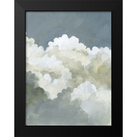 Big Clouds II Black Modern Wood Framed Art Print by Caroline, Emma