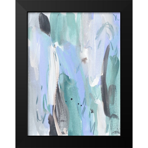 Ocean Crush III Black Modern Wood Framed Art Print by Wang, Melissa