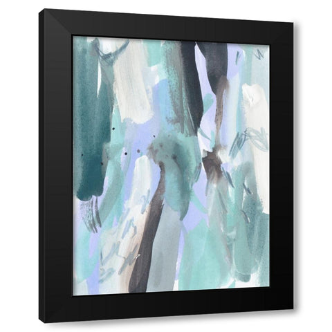 Ocean Crush VI Black Modern Wood Framed Art Print with Double Matting by Wang, Melissa