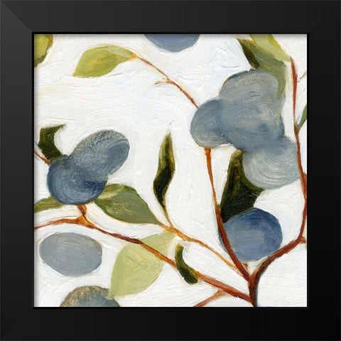 Olives on the Branch III Black Modern Wood Framed Art Print by Caroline, Emma