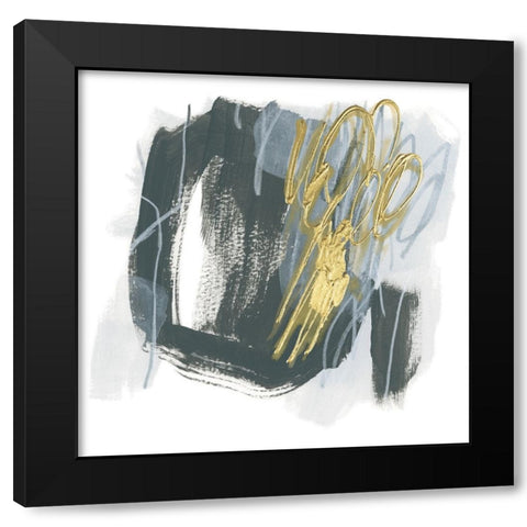 Ocular Frequency III Black Modern Wood Framed Art Print by Vess, June Erica