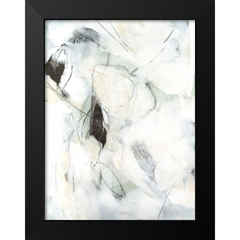 Marble Ploy II Black Modern Wood Framed Art Print by Vess, June Erica