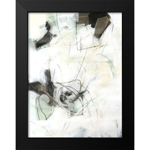 Marble Ploy IV Black Modern Wood Framed Art Print by Vess, June Erica
