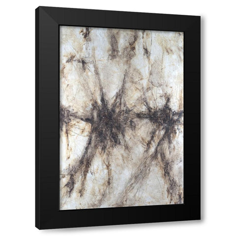 Etched stone II Black Modern Wood Framed Art Print by Willett, Michael