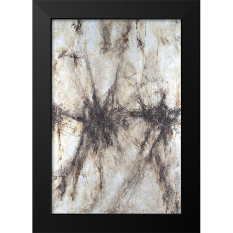 Etched stone II Black Modern Wood Framed Art Print by Willett, Michael