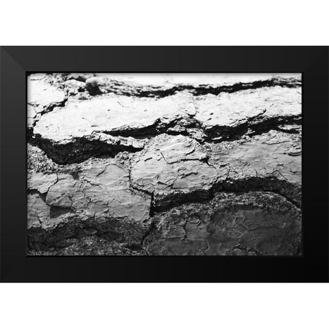 Found Textures IV Black Modern Wood Framed Art Print by Johnson, Jason