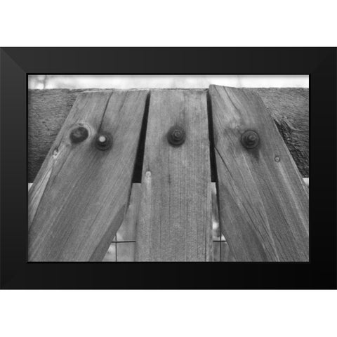 Found Textures V Black Modern Wood Framed Art Print by Johnson, Jason