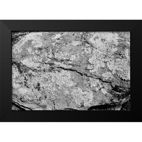 Found Textures XVI Black Modern Wood Framed Art Print by Johnson, Jason