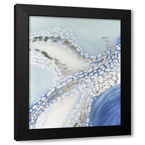 Teeming I Black Modern Wood Framed Art Print with Double Matting by Lam, Vanna