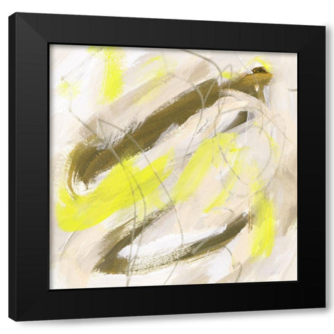 Lemon Pie III Black Modern Wood Framed Art Print by Wang, Melissa