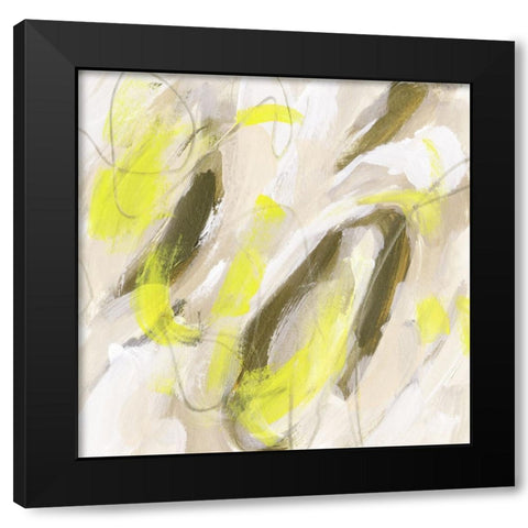 Lemon Pie IV Black Modern Wood Framed Art Print by Wang, Melissa