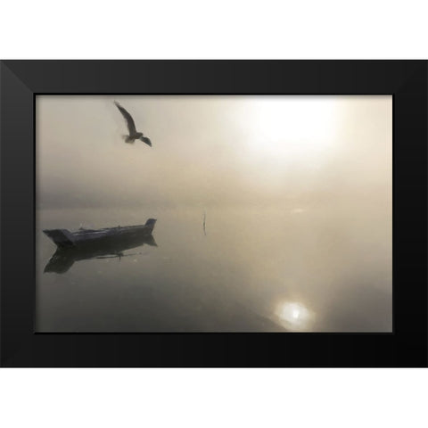 Sunset Scene Black Modern Wood Framed Art Print by Curinga, Kim