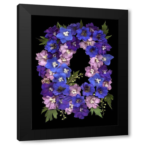 Flower Drama II Black Modern Wood Framed Art Print by Stalus, Judy