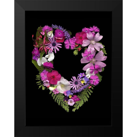 Flower Drama VI Black Modern Wood Framed Art Print by Stalus, Judy